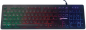 Preview: Manhattan Ultraflache Multimedia-Gaming-Tastatur, schwarz, LEDs RGB, USB, DE