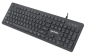 Preview: Manhattan Ultraflache Multimedia-Gaming-Tastatur, schwarz, LEDs RGB, USB, DE