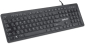 Preview: Manhattan Ultraflache Multimedia-Gaming-Tastatur, schwarz, LEDs RGB, USB, DE