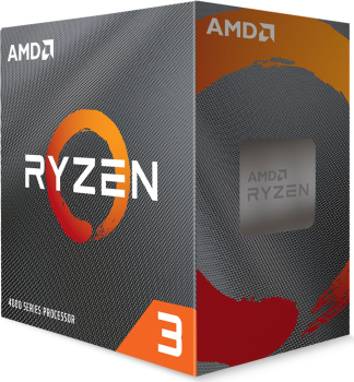 AMD Ryzen 3 4100 Box (4 Kerne, 8 Threads, 3.80 GHz / Turbo 4.00 GHz)