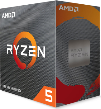 AMD Ryzen 5 4500 Box (6 Kerne, 12 Threads, 3.60 GHz / Turbo 4.10 GHz)