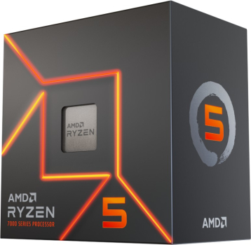 AMD Ryzen 5 7600 Box (6 Kerne, 12 Threads, 3.80 GHz / Turbo 5.10 GHz, Radeon Grafik)