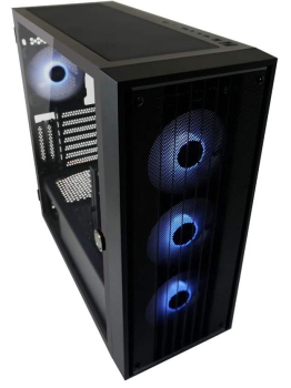 LC-Power Gaming 810B Dark_Crawler_X, schwarz, Glasfenster