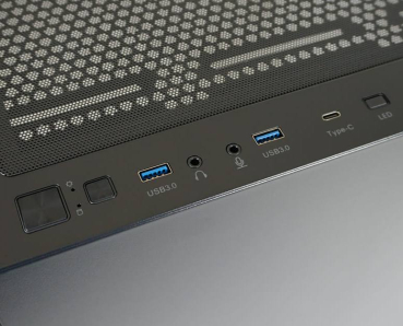 LC-Power Gaming 810B Dark_Crawler_X, schwarz, Glasfenster