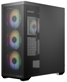 LC-Power Gaming 811B Meshwork_XL Dark, schwarz, Glasfenster