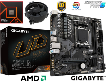 AMD Ryzen 5 8400F - AMD Kühler - GIGABYTE A620M H