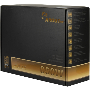 Inter-Tech ArgusNT BPS-850 850W 80Plus (ATX 3.1, PCIe 5.1 12VHPWR)