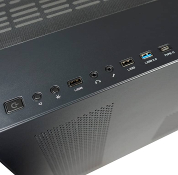 LC-Power Gaming 809B Dark Storm_X, Glasfenster