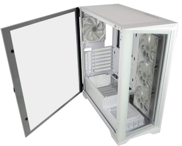 Preview: LC-Power Gaming 806W Crosswind_X, weiß, Glasfenster