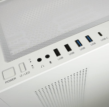 Preview: LC-Power Gaming 806W Crosswind_X, weiß, Glasfenster