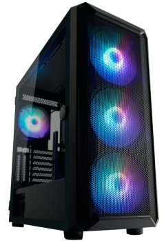 LC-Power Gaming 804B Obsession_X, Glasfenster (Mesh-Frontpanel, 3x 140mm Front, 1x 120mm Back)