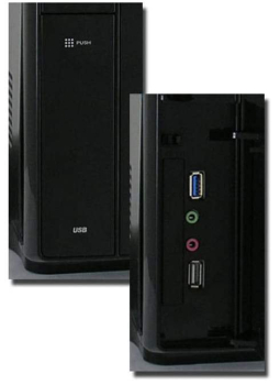 Preview: Slimline PC Intel G5905 / 8GB DDR4 / 256GB SSD / Intel UHD Grafik / HD Sound / LAN / W11P