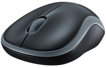 Logitech M185 Funkmaus schwarz/grau, USB
