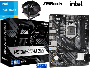 Intel Pentium Gold G6400 - Intel Kühler - ASRock H510M-H2/M.2 SE