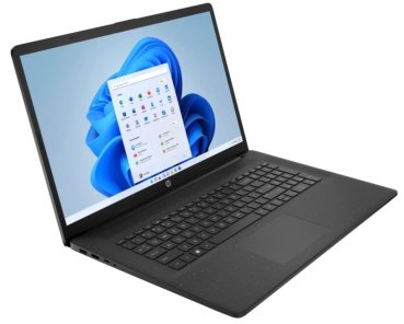 17,3" (44cm) HP 17-CP Jet Black / AMD Ryzen 5 7520U / 16GB DDR5 / 512GB M.2 SSD / AMD Radeon 610M Grafik / W11P