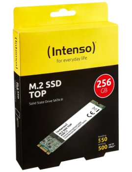 256GB SSD M.2 SATA3 Intenso Top Performance (Lesen: 550 / Schreiben: 500)