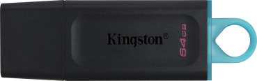 64GB Kingston DataTraveler Exodia USB-Stick USB 3.2 Gen1 (Schwarz / Türkis)