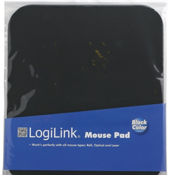 LogiLink Mauspad, 220 x 250 mm, Schwarz