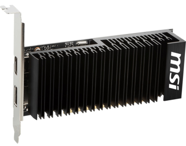 4GB GDDR4 GeForce GT 1030 MSI 4GHD4 LP OC Passiv (Silent 0dB, inkl. Low Profile Slotblech)