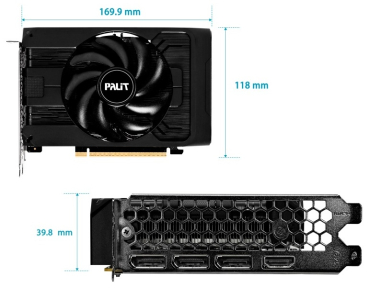8GB GDDR6 GeForce RTX 5050 Palit StormX