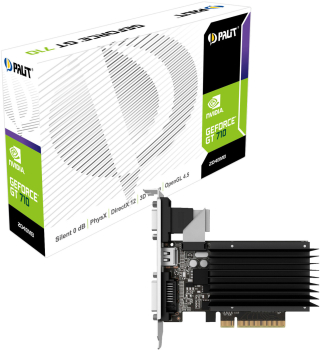 2GB GDDR3 GeForce GT 710 Palit (Passivkühlung)