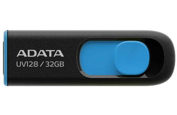 32GB ADATA USB Flash Laufwerk USB 3.2 Gen1 (Schwarz / Blau)