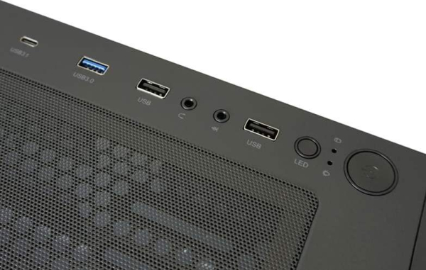 LC-Power Gaming 802B Black_Wanderer_X, schwarz, Glasfenster