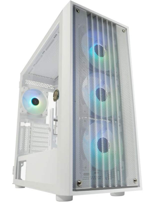 LC-Power Gaming 810W Bright_Crawler_X, weiß, Glasfenster