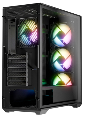 LC-Power Gaming 811B Meshwork_XL Dark, schwarz, Glasfenster