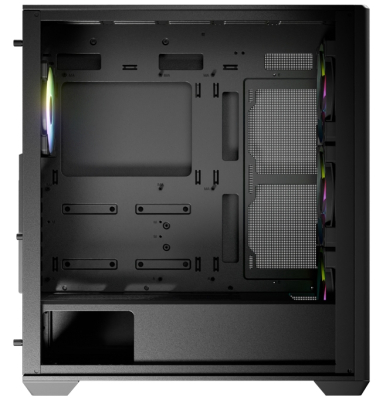 LC-Power Gaming 811B Meshwork_XL Dark, schwarz, Glasfenster