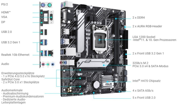 ASUS Prime H510M-A R2.0