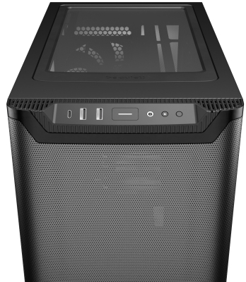 be quiet! Pure Base 501 Airflow Black, schallgedämmt