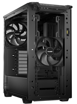 be quiet! Pure Base 501 DX Black, Glasfenster