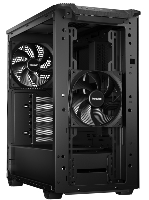 be quiet! Pure Base 501 Airflow Window Black, Glasfenster