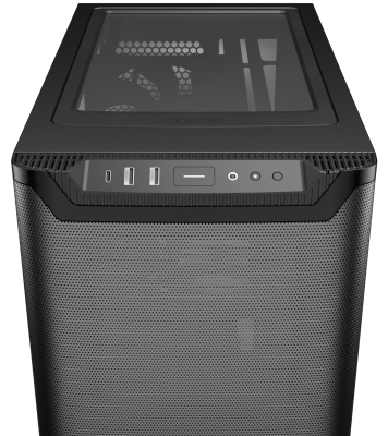 be quiet! Pure Base 501 Airflow Window Black, Glasfenster