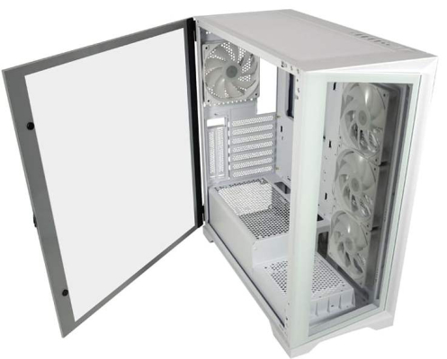 LC-Power Gaming 806W Crosswind_X, weiß, Glasfenster