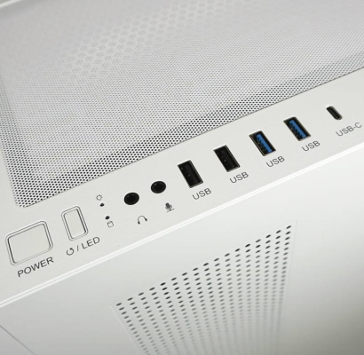 LC-Power Gaming 806W Crosswind_X, weiß, Glasfenster