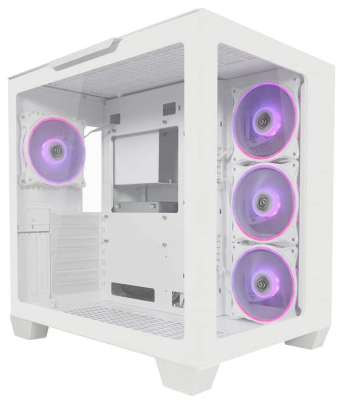 LC-Power Gaming 807W Stormwatch_X, weiß, Glasfenster