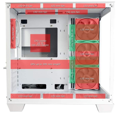 LC-Power Gaming 807W Stormwatch_X, weiß, Glasfenster