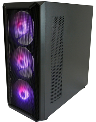 LC-Power Gaming 804B Obsession_X, Glasfenster (Mesh-Frontpanel, 3x 140mm Front, 1x 120mm Back)