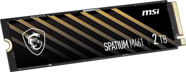 2TB SSD M.2 PCIe 4.0 NVMe MSI Spatium M461 (Lesen: 5000 / Schreiben: 4200)