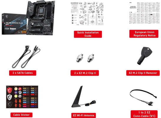MSI X870E Gaming Plus WIFI