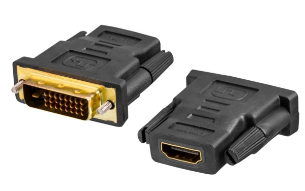 Adapter DVI-D (Stecker) auf HDMI (Buchse) schwarz