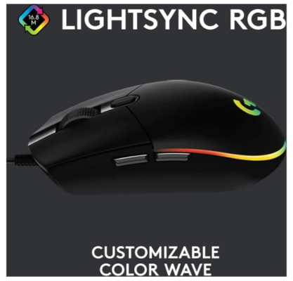 Logitech G102 Lightsync Black
