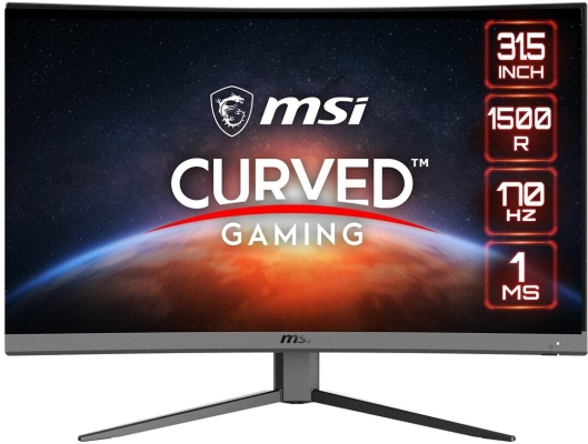 32" (80cm) MSI Optix G32CQ4 E2 WQHD 2560 x 1440 Curved Gaming Monitor 1ms 170Hz (HDMI, DisplayPort)