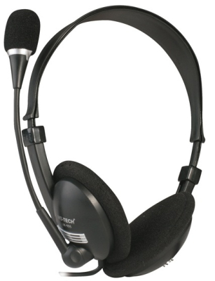 MS-Tech Stereo Multimedia Kopfbügel-Headset