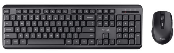Trust TKM-350 Kabellose Silent Desktop-Set (Funk Tastatur & Maus)